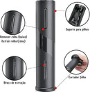 Kit Abridor de Garrafa de Vinho Elétrico Automático