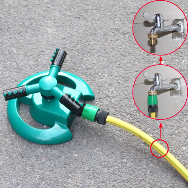 Aspersor de Irrigação Automático Rotativo de 360 Graus