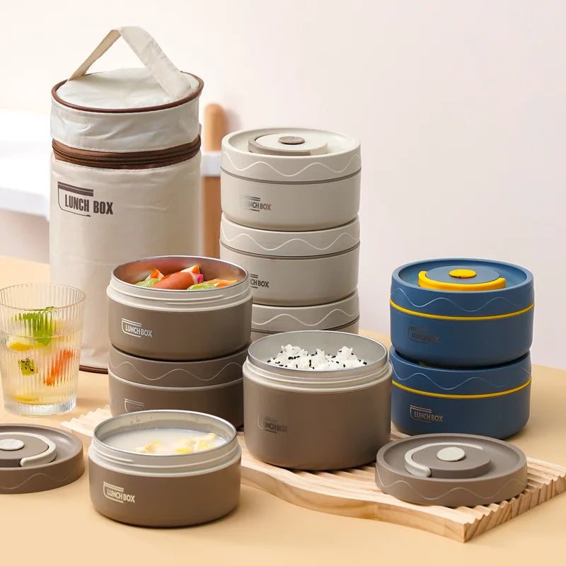 Conjunto de Marmitas Térmicas em Inox