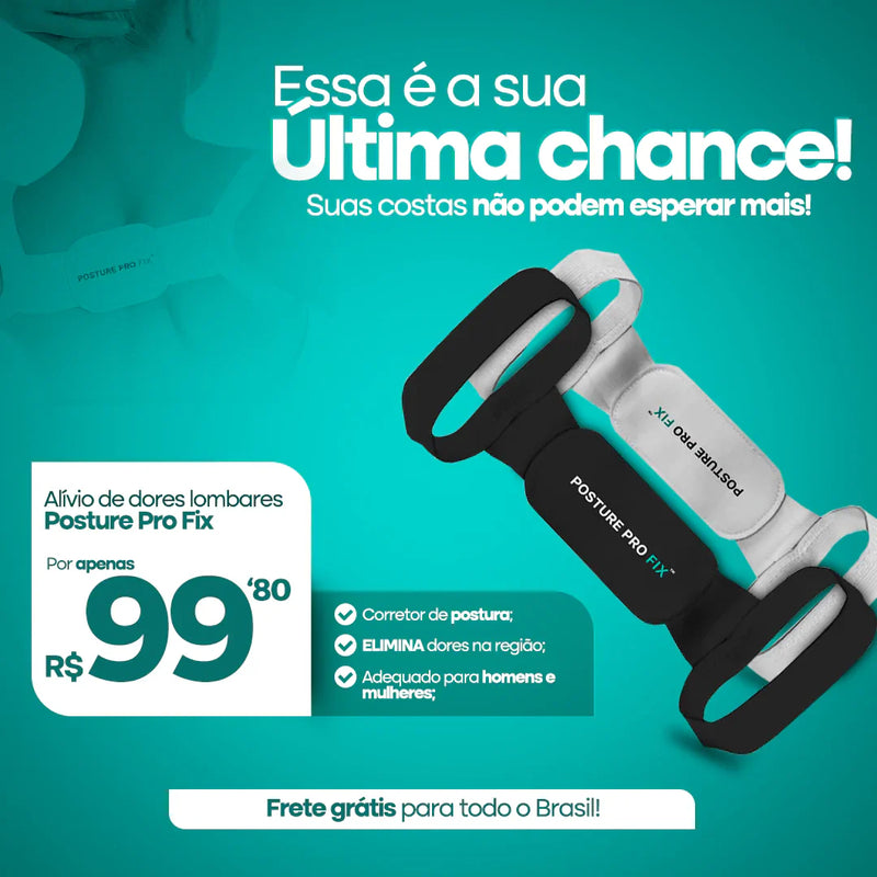 Posture Pro Fix™ Alivio de Dores Lombares