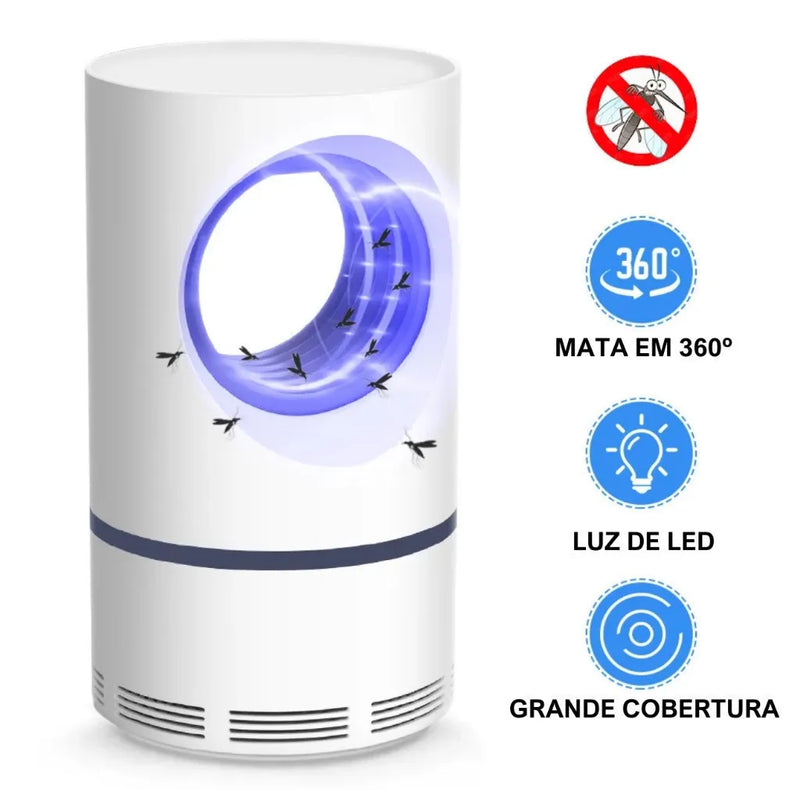 Armadilha para Mosquito - Lâmpada LED UV Recarregável